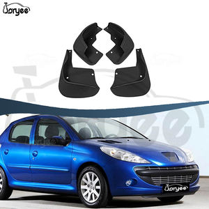 Joryee Protecteur <span class=keywords><strong>de</strong></span> garde-boue <span class=keywords><strong>de</strong></span> <span class=keywords><strong>roue</strong></span> avant arrière pour Peugeot <span class=keywords><strong>206</strong></span> 1998-2012 1999 Pièce détachée <span class=keywords><strong>de</strong></span> voiture - Product Image 3