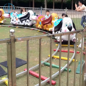 Interesante atractivo <span class=keywords><strong>parque</strong></span> de <span class=keywords><strong>atracciones</strong></span> <span class=keywords><strong>para</strong></span> niños paseos en forma de perro pequeño tren de vía <span class=keywords><strong>para</strong></span> la venta - Product Image 2