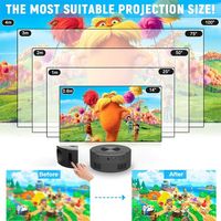 YT200 320X180P LED HD alimenté par USB connexion filaire écran de téléphone Mini projecteur