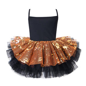 HIPPO KIDS <span class=keywords><strong>Halloween</strong></span> Sparkling Sequin Ballet Tutu para niños <span class=keywords><strong>Bailarina</strong></span> Fiesta Trajes <span class=keywords><strong>de</strong></span> baile Ballet Tutu Dress - Product Image 5