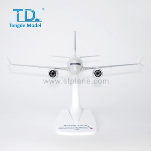 Modèle d'avion vintage Tongde American <span class=keywords><strong>B737</strong></span> MAX <span class=keywords><strong>8</strong></span> 1/200 20cm en plastique ABS avec couleur personnalisable et design minimaliste moderne - Product Image 3
