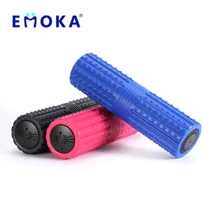 Emoka, fabricante chinês, rolo de massagem 3D para corpo e vibração, novo material oem com diferentes intensidades