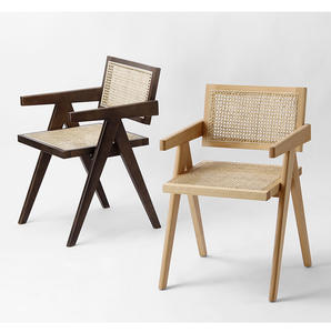 Sedia da Pranzo in Legno Massello Stile Americano, Design Moderno, Produzione K/D, Vendita all'Ingrosso per Ristoranti e Sale da Pranzo - Product Image 2