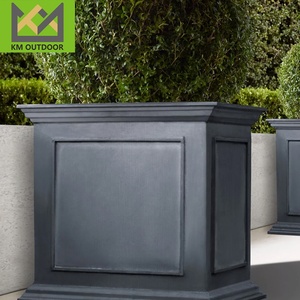 Moderne Noir Grands <span class=keywords><strong>Pots</strong></span> De <span class=keywords><strong>Plantes</strong></span> Décoration Jardin Pot De Fleur Balcon Jardinières <span class=keywords><strong>Pots</strong></span> D'extérieur <span class=keywords><strong>Pour</strong></span> <span class=keywords><strong>Plantes</strong></span> - Product Image 2