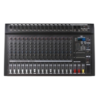 Console de mixage audio professionnelle 16 canaux 2x750W avec 99 effets DSP / Contrôleur DJ / Équipement sonore / Amplificateurs / Haut-parleurs