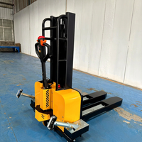 Transpalette Électrique ZTS-15F de Qualité Supérieure, Capacité de Charge de 1,5 Tonne, Batterie Lithium-Ion, Auto-chargeur, Certifié CE