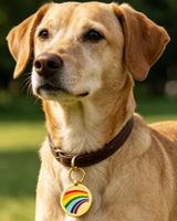 Ensemble collier et laisse pour chien de luxe, doux, durable, imperméable, avec décoration en plumes, motif de dessin animé pour petits animaux, 100% nylon