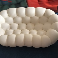 Canapé à bulles compressées en mousse haute densité, tissu premium, style Roche Bobois, canapé bulle pour salon, hôtel, villa