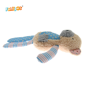 Famipet üretici renkli yama hayvan koleksiyonu dolması yumuşak gıcırtılı köpek oyuncak peluş oyuncak hayvan - Product Image 6