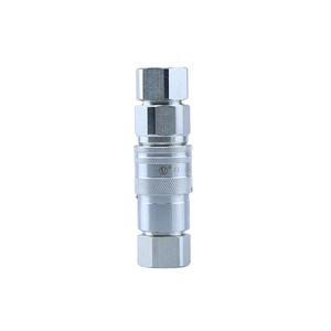 ข้อต่อไฮดรอลิกแบบถอดเร็ว ISO16028 ขนาด 3/4 นิ้ว แบบหน้าเรียบสำหรับสายยาง - Product Image 1