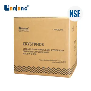 CRYSTPHOS anti-skalant-siliphos-kristall mit langsamer schmelzung wasser-vorfilter siliphos-kristalle anti-skalant-polyosphat-kristall