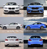 Kit carrosserie pour BMW Série 2 F22 F23, kit carrosserie large M2 Competition amélioré, accessoires de tuning automobile F22, kit carrosserie de lifting