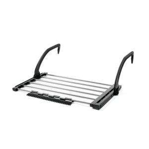 Không cần lắp ráp có thể gập lại tiết kiệm không gian bằng thép không gỉ có thể mở rộng giá phơi cho ban công hoặc cửa treo Giá phơi - Product Image 4