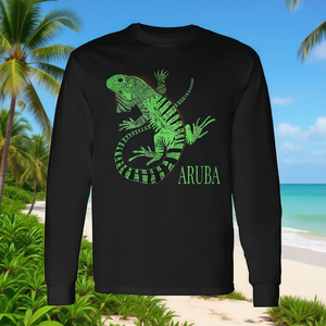 T-shirt à manches longues Aruba Graphic, souvenir culturel, cadeau - Product Image 3