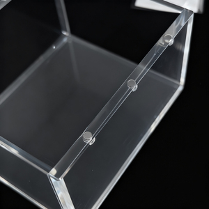Custom Magnetic Lid clear Acrylic Card Game Display case Acrylic TCG <strong>Booster</strong> <strong>Box</strong> for LOL Riftbound Origins Trading Card Game - Product Image 4