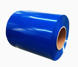 Gulungan lembaran atap logam berwarna dicat, cat galvanis PPGI PPGL PVC lembar laminasi koil gulungan atap logam dalam konstruksi - Product Image 1