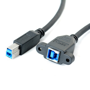 <b>Usb</b> 3.0 B Male To B Female Adapter <b>Cable</b> For Printer Data Transfer And Hard Drive <b>Extension</b> - Product Image 5