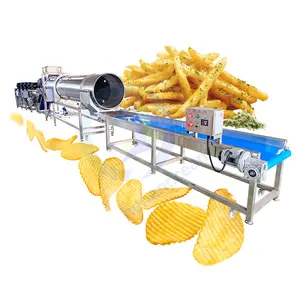 Línea de producción de patatas fritas prefritas OCEAN, máquina automática de barra de Patatas congeladas pequeñas