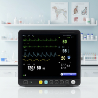 Moniteur patient vétérinaire multiparamètres de haute qualité VE15, équipement médical portable certifié CE