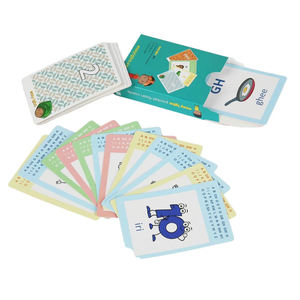 <span class=keywords><strong>Carte</strong></span> da <span class=keywords><strong>Gioco</strong></span> Educative per <span class=keywords><strong>Bambini</strong></span> Personalizzate di Alta Qualità Ecologiche Mazzo di <span class=keywords><strong>Carte</strong></span> Cognitive Digitali per l'Apprendimento - Product Image 4