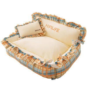 Nouveau lit pour chien style canapé pour l'automne <span class=keywords><strong>et</strong></span> toutes les saisons, petit lit pour chien, tapis pour chien, lit pour chat, nid pour animaux de compagnie - Product Image 1
