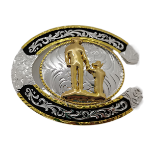 高品质新款热卖定制西部扣风格德州帽子皮带扣 - Product Image 4