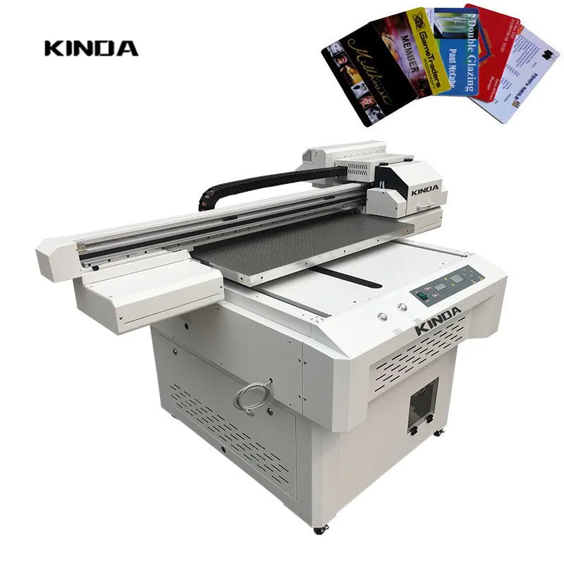 Led Otomatis Digital Kecepatan Tinggi A1 6090 Pencetak Uv Datar 600X900 36 Inci Tinta Inkjet Printer UV Multiwarna