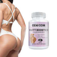 Compléments alimentaires à base de plantes pour augmenter les hanches et les fesses, capsules d'extrait de maca, hanches plus larges pour femmes, étiquettes privées OEM/ODM