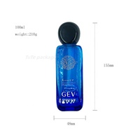 Belles bouteilles bouteille en verre pour cosmétiques emballage liquide cosmétiques essence lait pompe à eau bouteille en verre