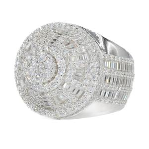 Custom Jewelry Fashion <b>Ring</b> Hip Hop <b>Ring</b> 10k 18k <b>White</b> <b>Gold</b> Chandelier Iced Baguette VVS Moissanite Diamond <b>Ring</b> <b>for</b> Women <b>Men</b> - Product Image 2