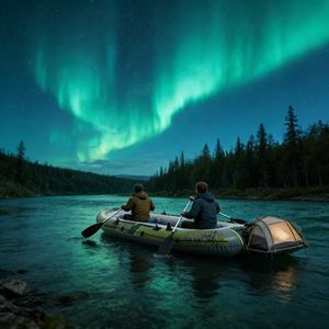 Bateau-maison gonflable de luxe avec auvent, cabine flottante avec espace de couchage pour les <span class=keywords><strong>vacances</strong></span> de loisirs du week-end sur l'eau - Product Image 3