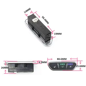 Sistema di Massaggio e Riscaldamento per Sedile <span class=keywords><strong>Auto</strong></span> 12V in PVC, Ventilazione a 4 Ventole, Supporto Comfort per Interni <span class=keywords><strong>Auto</strong></span> - Product Image 5
