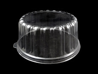 Récipients en plastique PET transparent Dôme de gâteau de 10 pouces Emballage de gâteau transparent Boîtes à gâteau personnalisées de 10 pouces pour la boulangerie