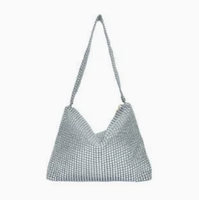 Sac à main coréen PEIQUAN pour femme, sac bandoulière multifonctionnel avec strass brillants, tendance