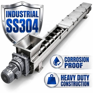Convoyeur à vis hélicoïdal <span class=keywords><strong>LS315</strong></span>-6M en acier inoxydable SUS304 résistant aux acides, alimentateur industriel à vis sans fin de 6 m pour poudre chimique corrosive <span class=keywords><strong>LS315</strong></span> - Product Image 2