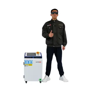 Máquina de limpieza láser de eliminación de óxido de pintura pequeña 1000W 1500W máquina láser de limpieza de metal de mano