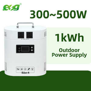 Station d'alimentation portable LiFePO4 ESG 300W <span class=keywords><strong>500W</strong></span> 1000WH, batterie externe pour aventures en plein air, camping, voyages routiers, maison - Product Image 1