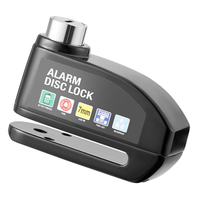 Verrouillage d'alarme de moto Rappel antivol Verrouillage de frein à disque de vélo Protection d'alarme de sécurité sonore forte pour E-Bike Bicycle Scooter