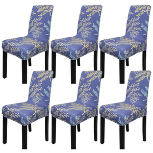Reador Retailer 6 Housses de <span class=keywords><strong>Chaise</strong></span> de Salle à Manger Extensibles en Spandex, Housses de <span class=keywords><strong>Protection</strong></span> pour Chaises de Salle à Manger - Product Image 1