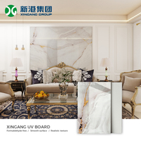Panneau mural 3D en PVC imperméable, ignifuge, résistant à l'humidité et aux UV, haute brillance, imprimé animalier, matériau décoratif européen pour la maison