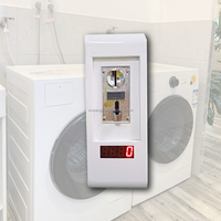 Boîtier de minuterie à monnayeur JY085 V1 avec relais 20A, accepteur de pièces multi-monnaies pour machine à laver en libre-service et aspirateur haute puissance DC12V