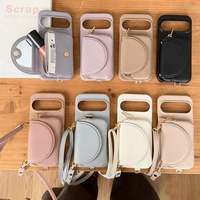 Nouvelle Pochette Portefeuille Tendance pour Google Pixel 10A avec Cordon Collier, Étui Antichoc pour Téléphone Portable Google Pixel 10 Pro