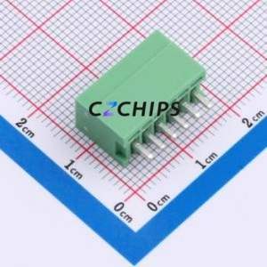 1881590 Plug-in Terminal Block Through hole Component (THT),P=2.5mm Connector 2.5mm Green Straight Pin 6P - Product Image 2