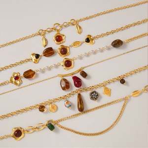 Collier en résine plaqué or 14k 18k en acier inoxydable original, étanche et anti-ternissement, pour femmes et hommes - Product Image 2