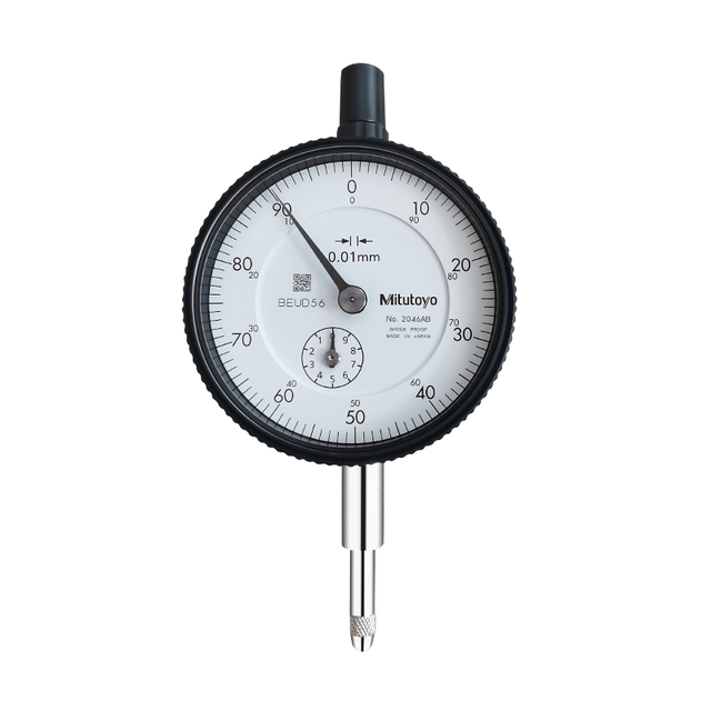 Japan Mitutoyo Dial Indicator Gauge 0-10mm High Precision Pointer Dial Gauge Measure Tool