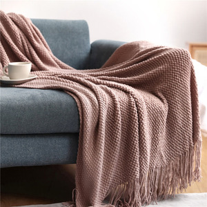 Couverture tricotée Simple Solide Canapé Jeter Couvertures Chunky Épais Plaid Fil Couvertures <span class=keywords><strong>Lit</strong></span> Canapé Décor Couverture Plaid <span class=keywords><strong>Couvre</strong></span>-<span class=keywords><strong>lit</strong></span> - Product Image 5