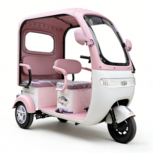 รถสามล้ออเนกประสงค์แบบมีหลังคา บรรทุกของได้ ใช้ได้สองแบบ รถยนต์ไฟฟ้า สำหรับเด็กและผู้สูงอายุ ขายตรงจากโรงงาน - Product Image 2