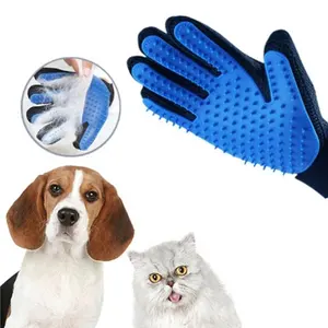 Petstar luva de remoção de pelos, luva de silicone removedora de pelos para animais de estimação, gato e cachorro