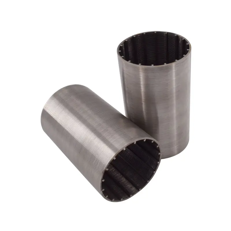 Stainless Steel Water Well V Wrapped Johnson Filter Tube Strainer Wedge Wire Screen tube