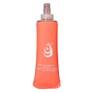 Botella de <span class=keywords><strong>Agua</strong></span> Plegable de Alta Calidad, Material de Grado Alimenticio, para Correr - Product Image 2